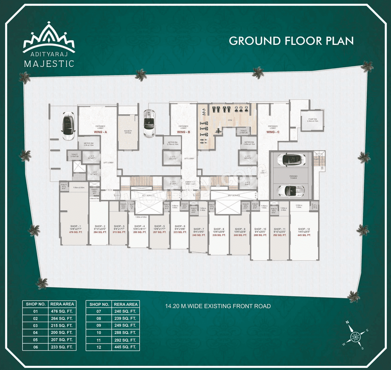 Adityaraj Majestic Floor plan 8