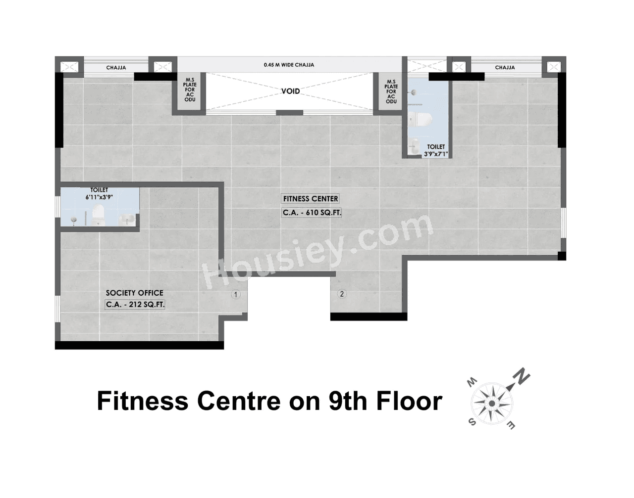 Adityaraj Midtown Floor plan 1