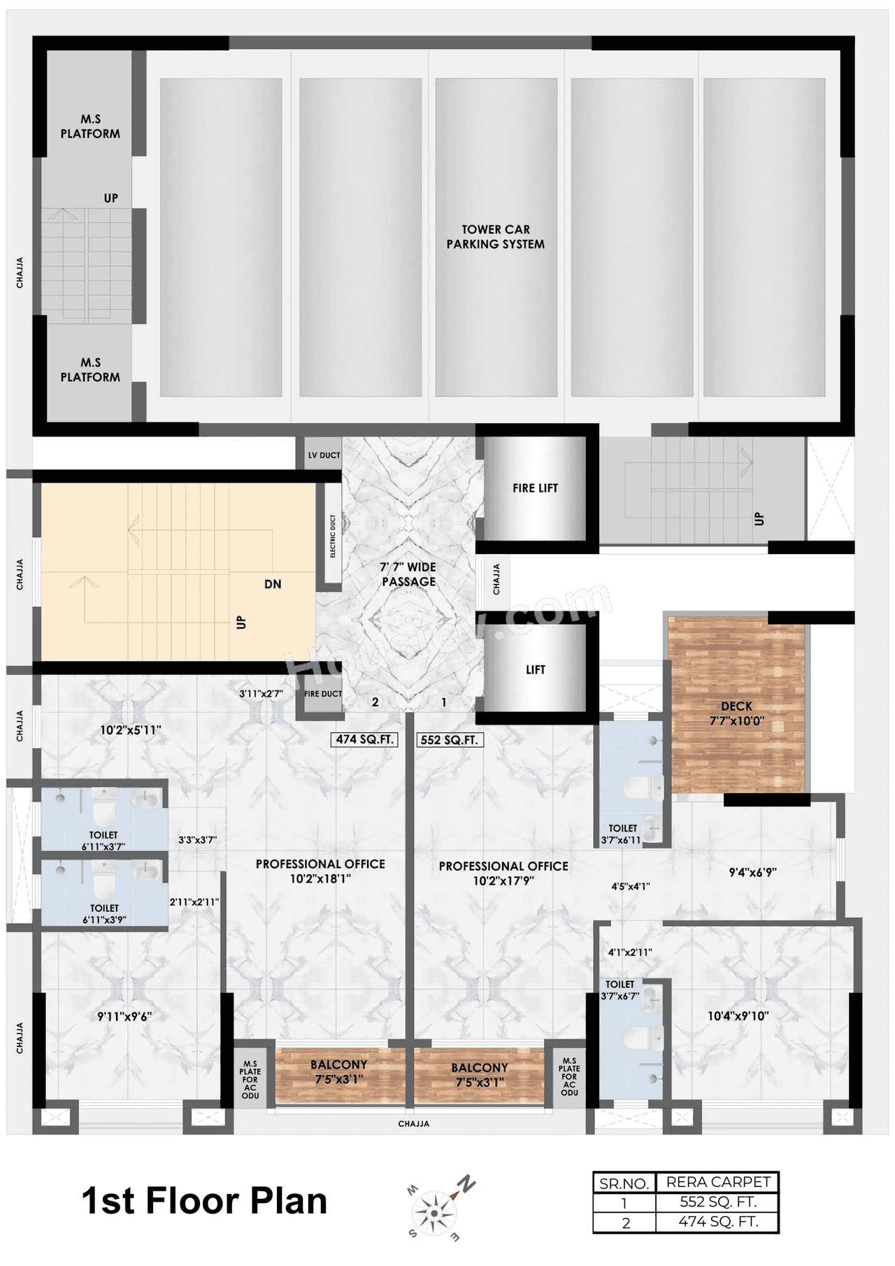 Adityaraj Midtown Floor plan 2