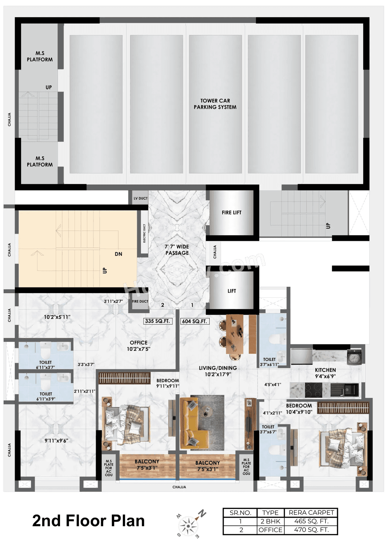 Adityaraj Midtown Floor plan 4