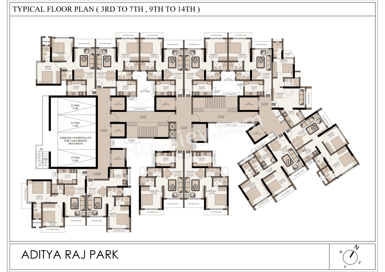 Adityaraj Park Floor plan 6