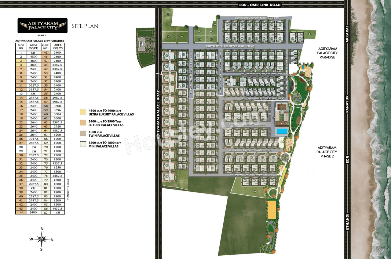 Adityaram Palace City Floor plan 1