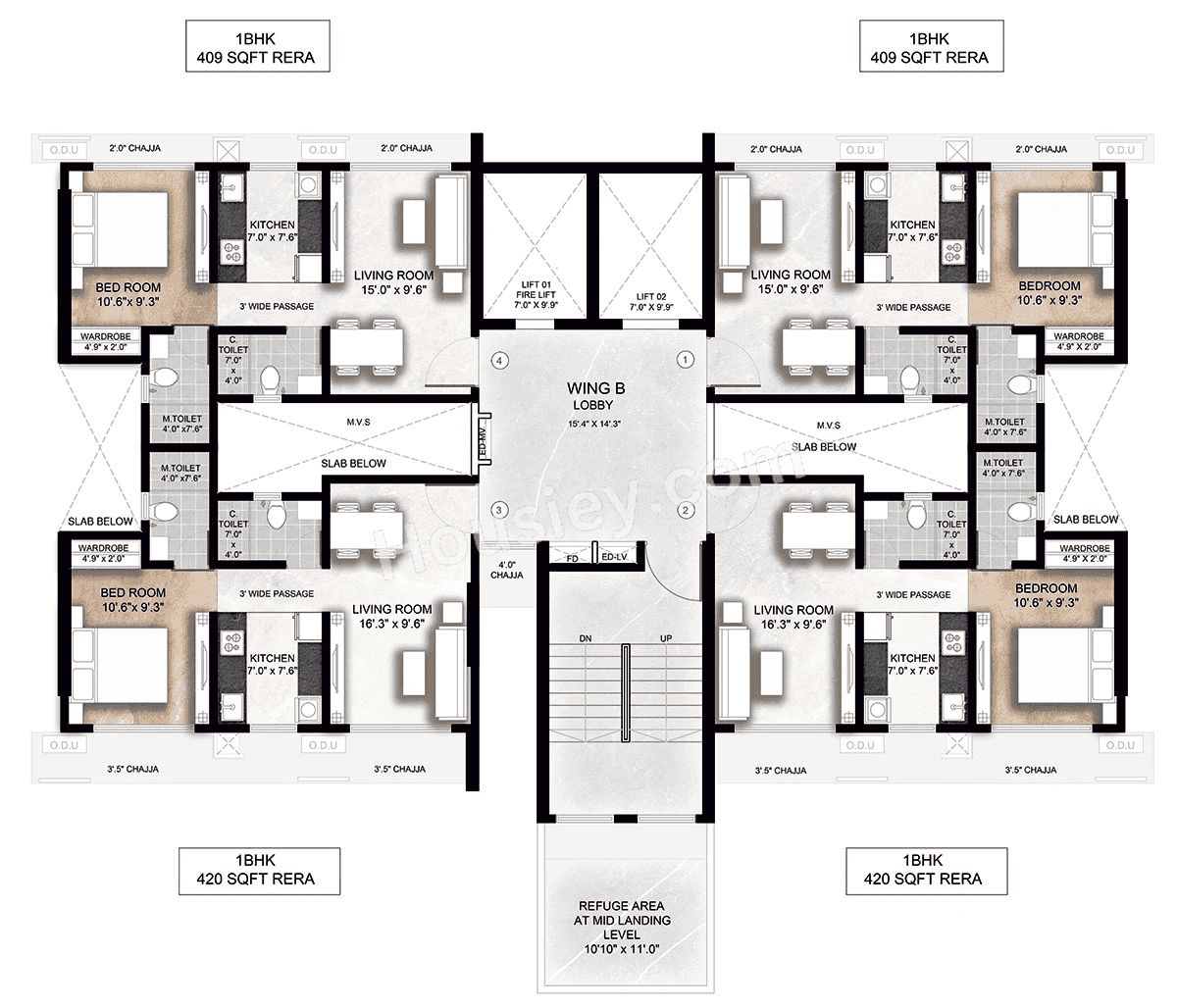 Advent Neel Residency Floor plan 2