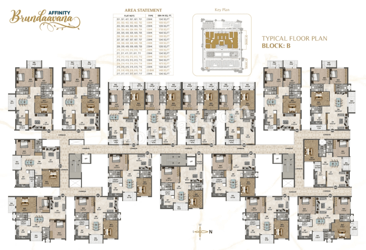 Affinity Brundaavana Floor plan 4
