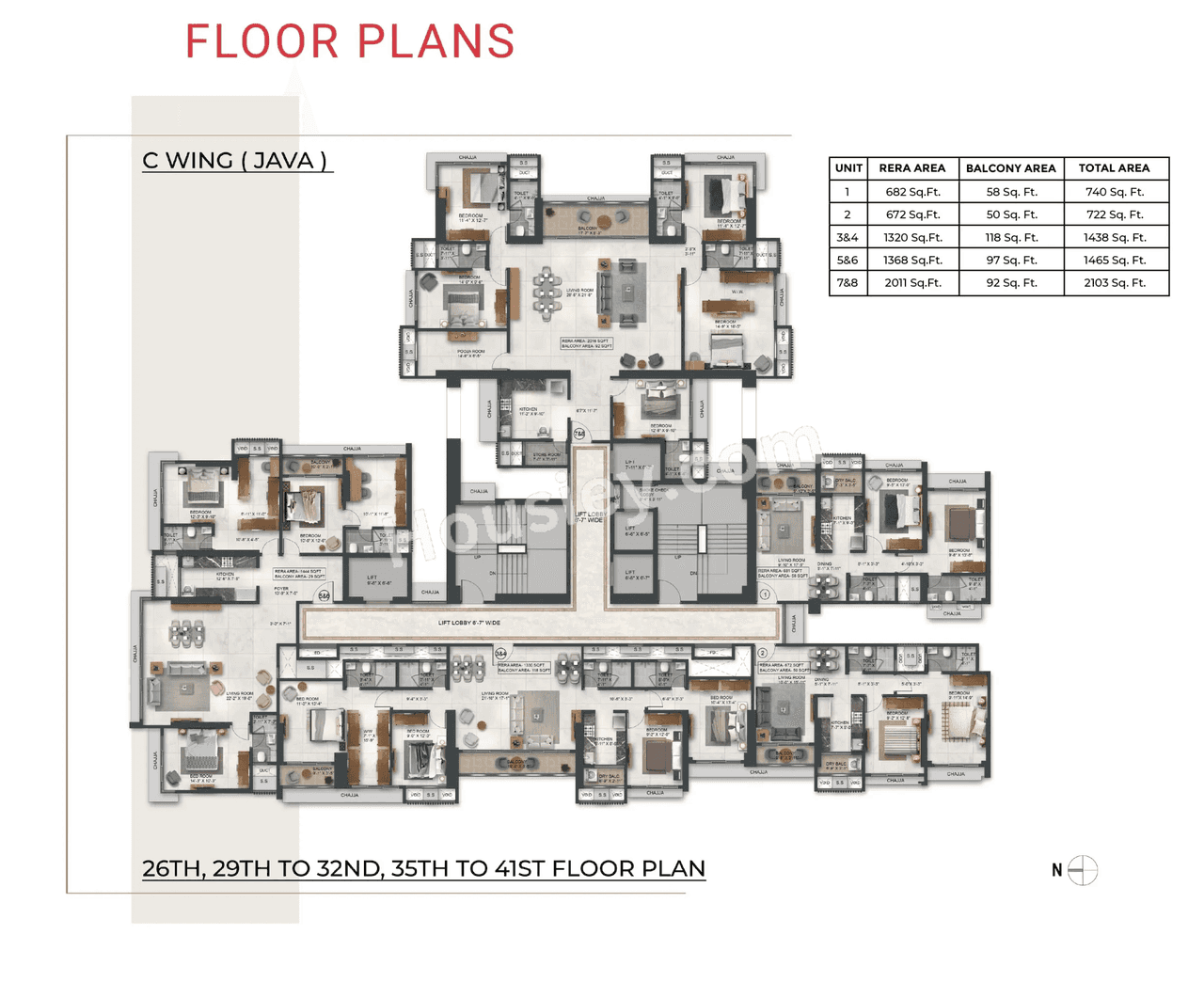 Agarwal Floresta Floor plan 1