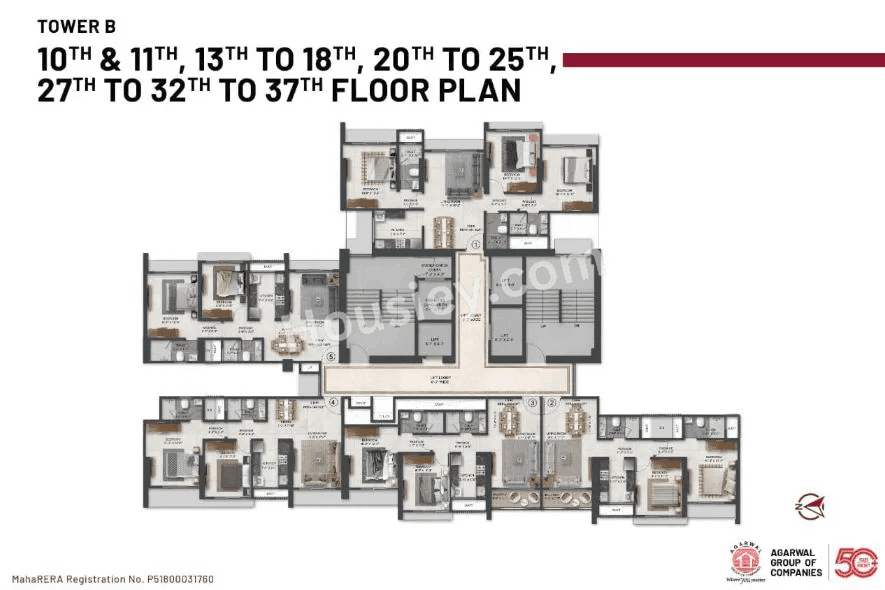 Agarwal Floresta Floor plan 3
