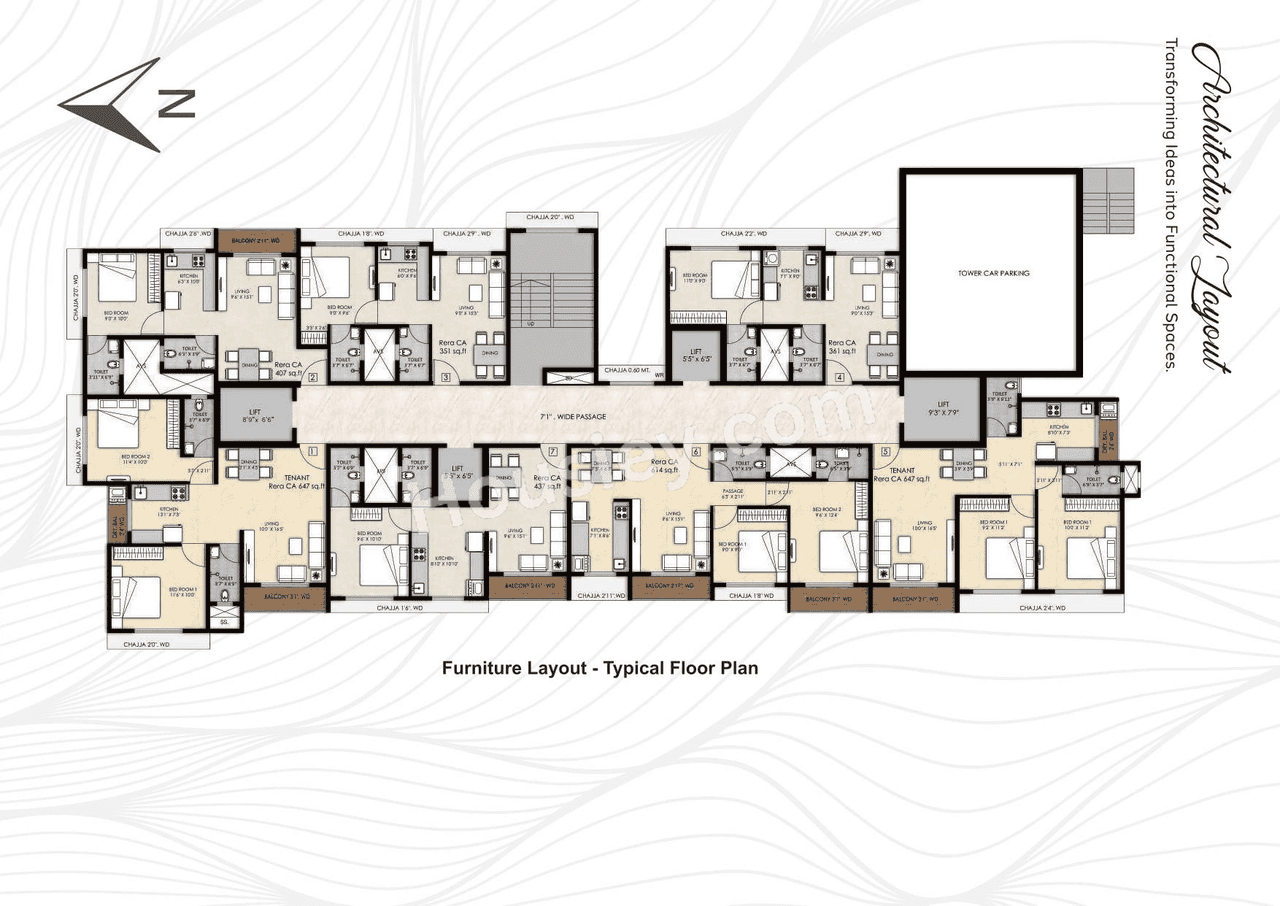 Agastya High Pavilion Floor plan 1