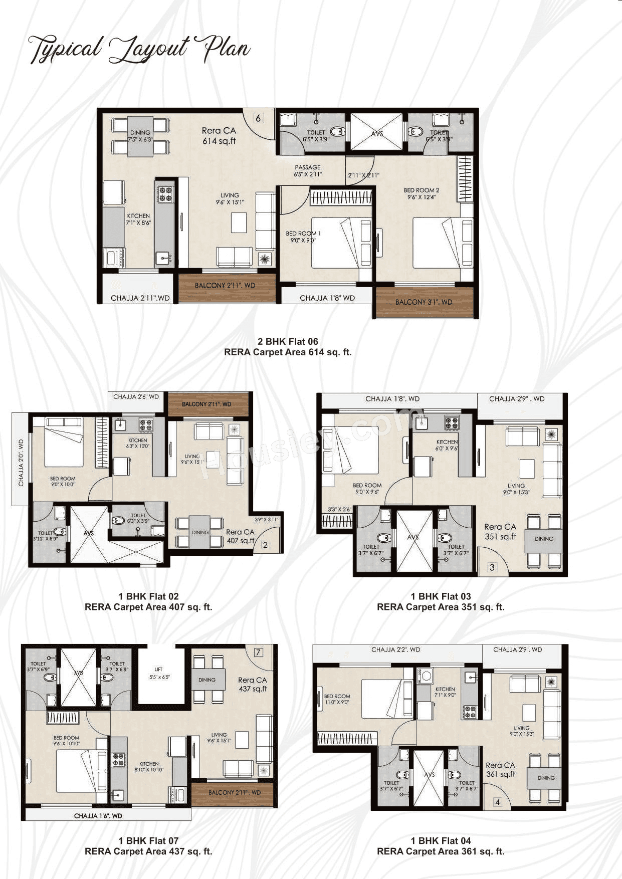 Agastya High Pavilion Floor plan 2