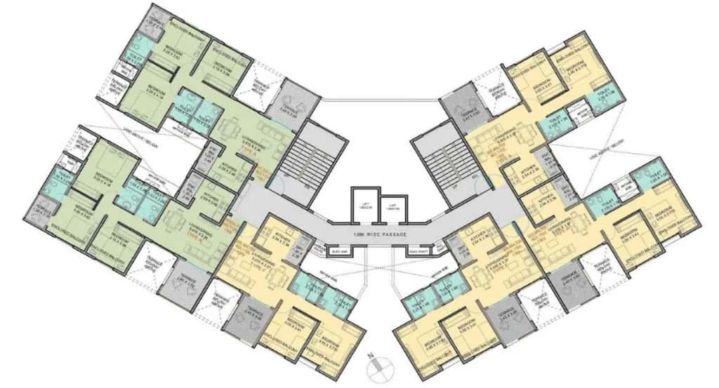 Ahura Ecopolitan Phase 2 Floor Plan
