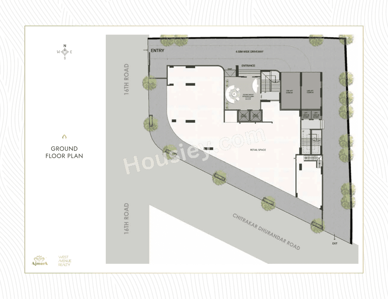 Ajmera Atlantis Floor plan 1
