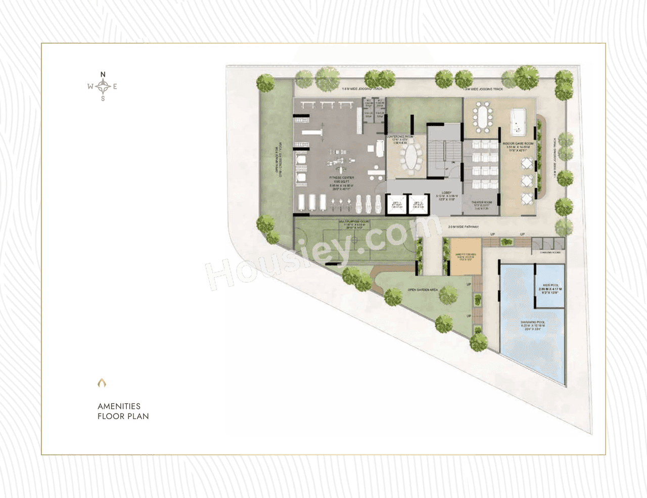 Ajmera Atlantis Floor plan 1