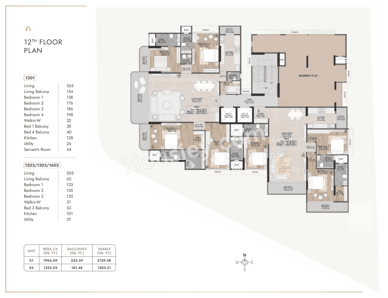 Ajmera Atlantis Floor plan 2