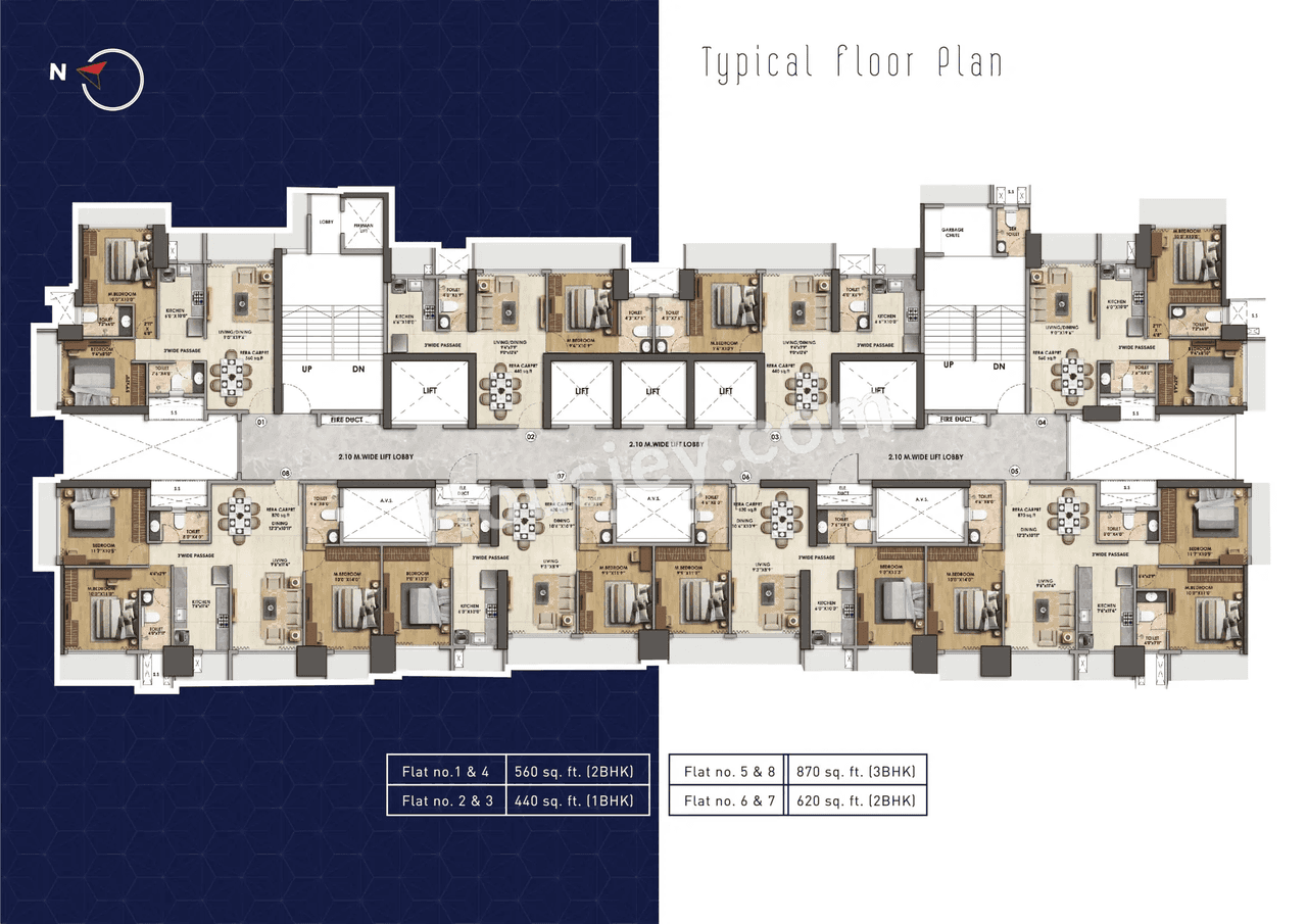 Ajmera Downtown Floor Plan