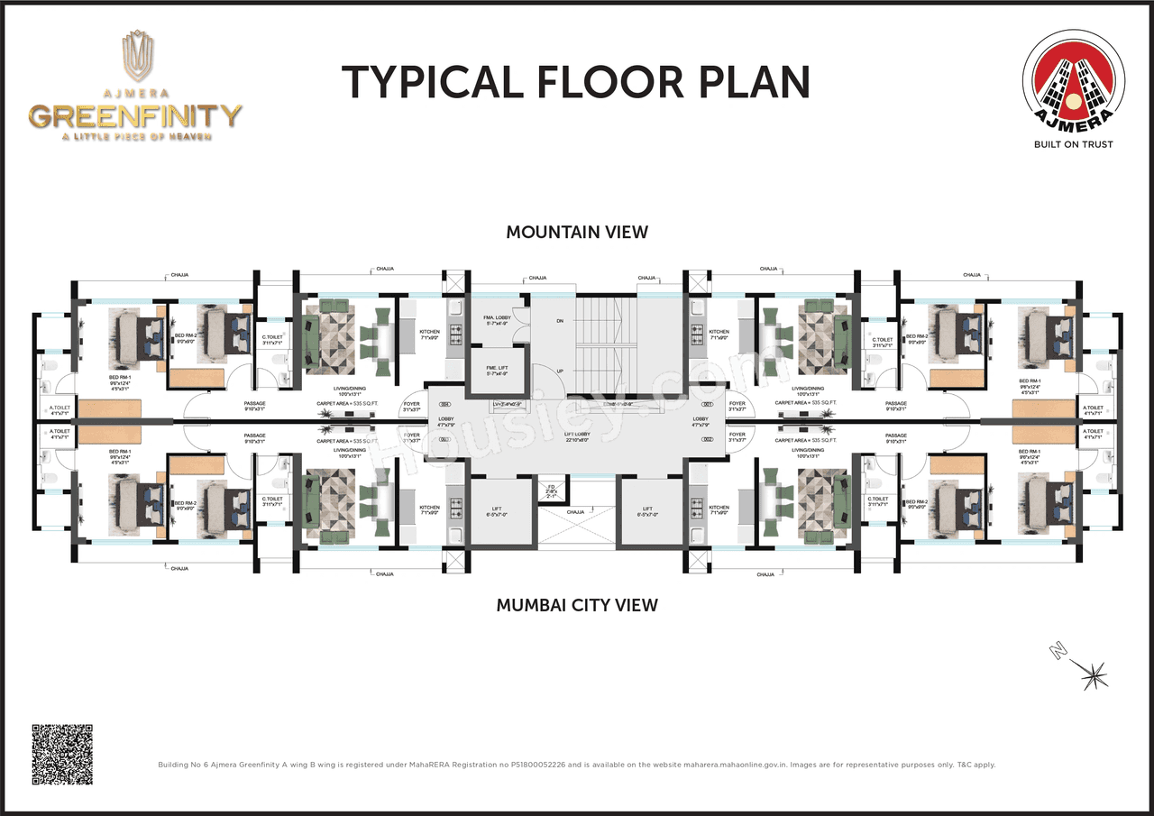 Ajmera Greenfinity 2 Floor Plan