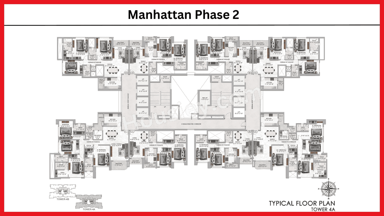 Ajmera Manhattan Floor plan 2