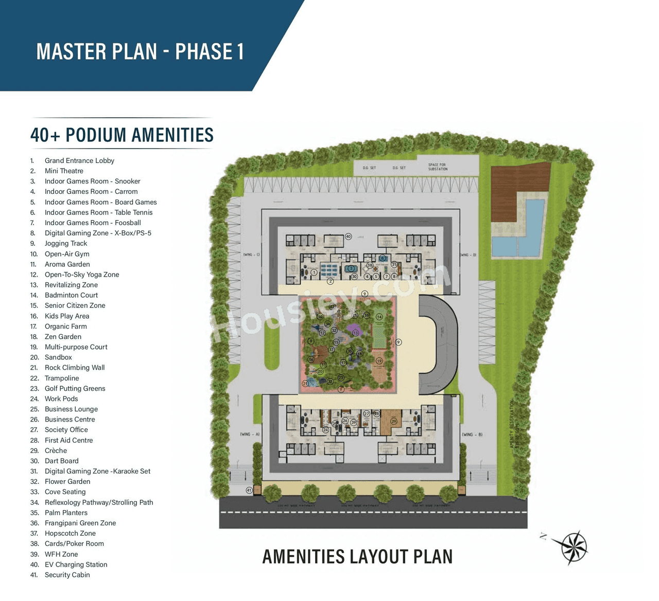Ajmera One Kalyan Floor plan 1
