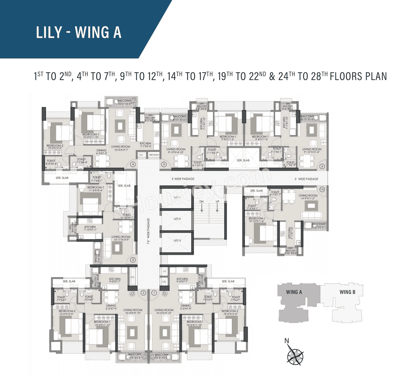Ajmera One Kalyan Floor plan 1