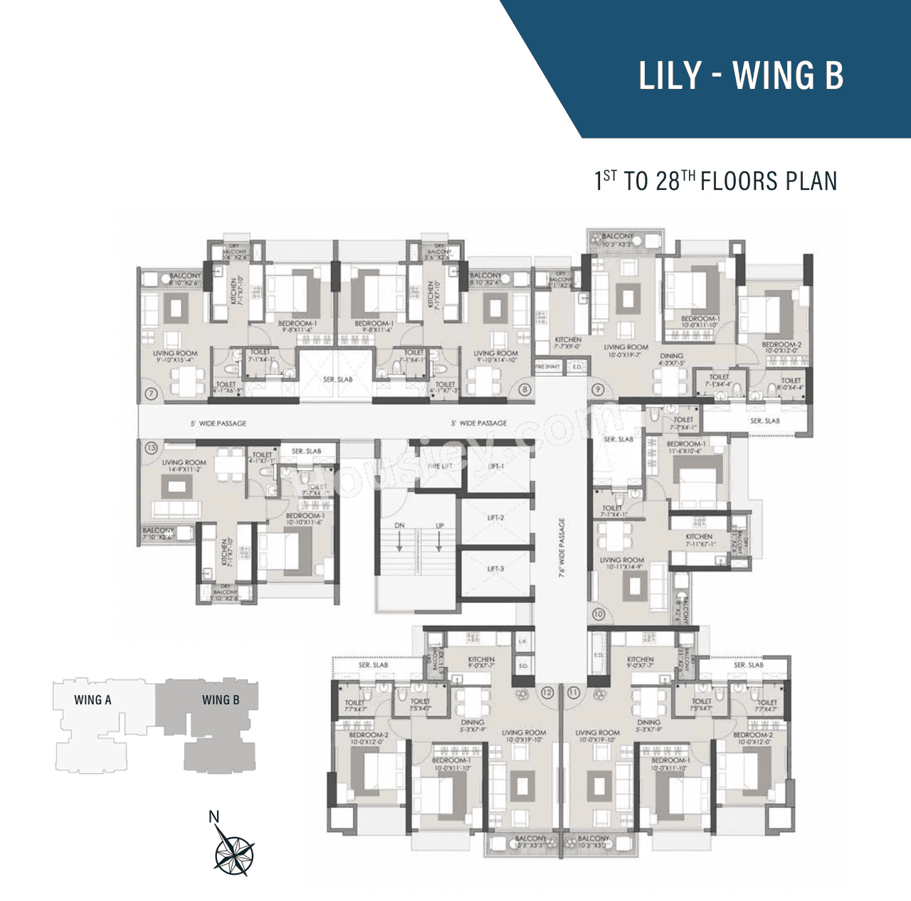 Ajmera One Kalyan Floor plan 2
