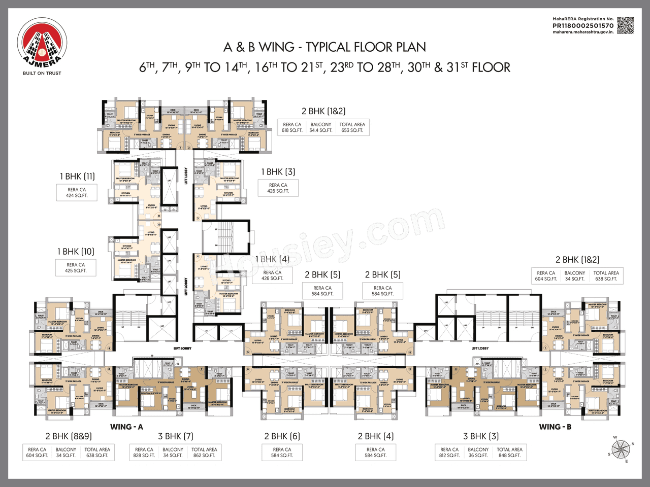 Ajmera Solis Floor plan 2