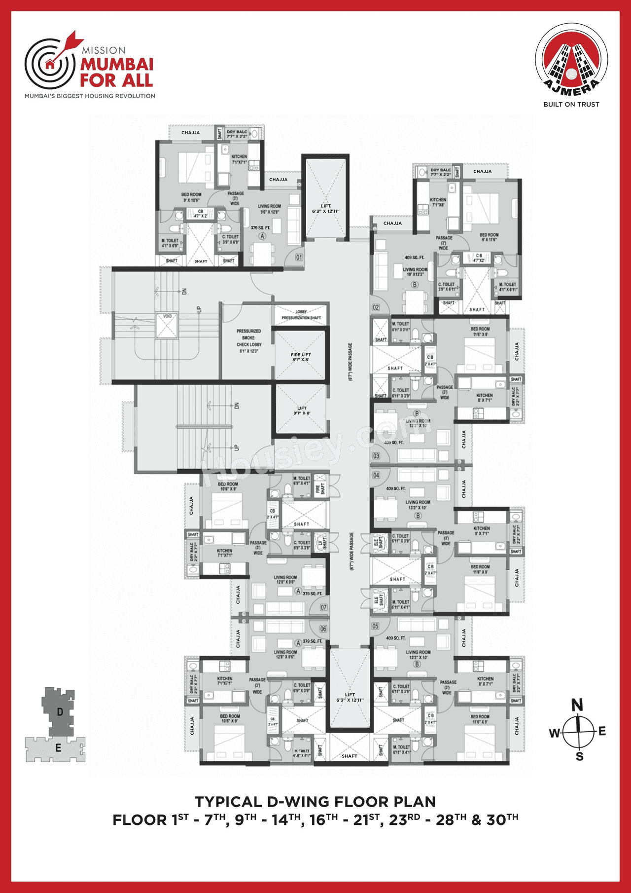 Ajmera Vihara Floor Plan
