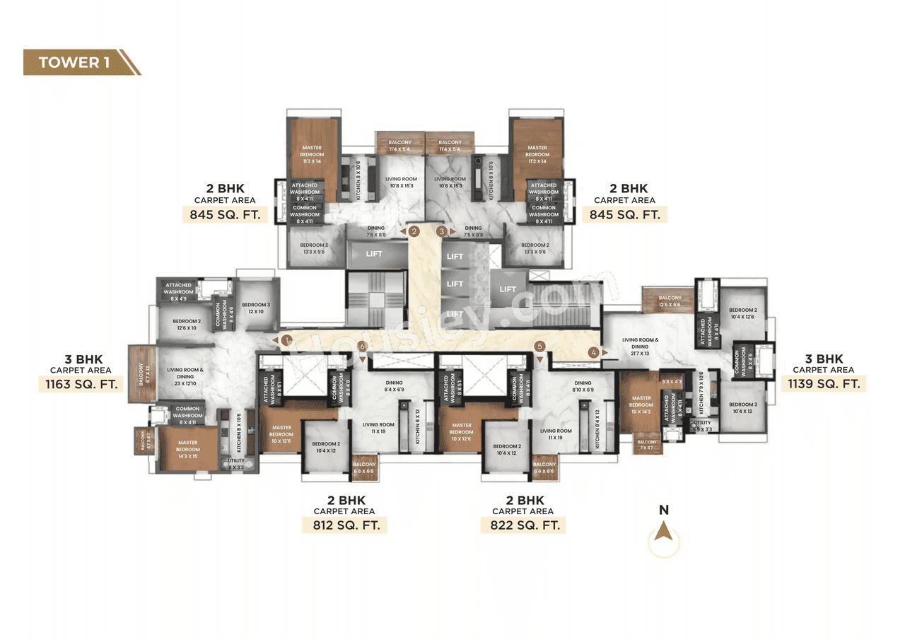 Ajwani Prissa Pratham Floor plan 6