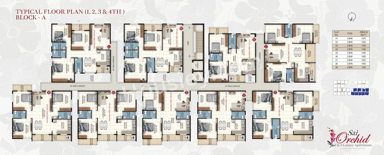 Akshaya Sai Orchid Floor plan 1