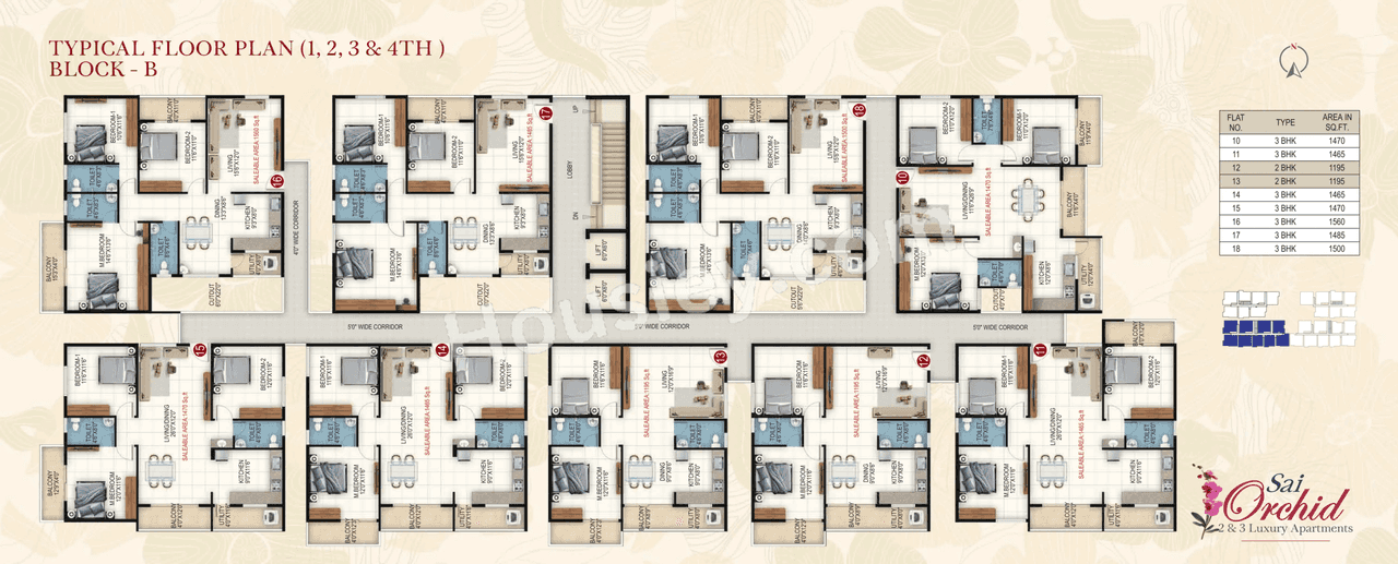 Akshaya Sai Orchid Floor plan 2