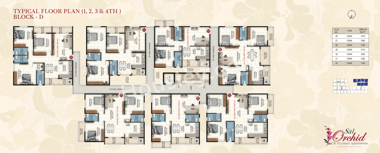 Akshaya Sai Orchid Floor plan 4