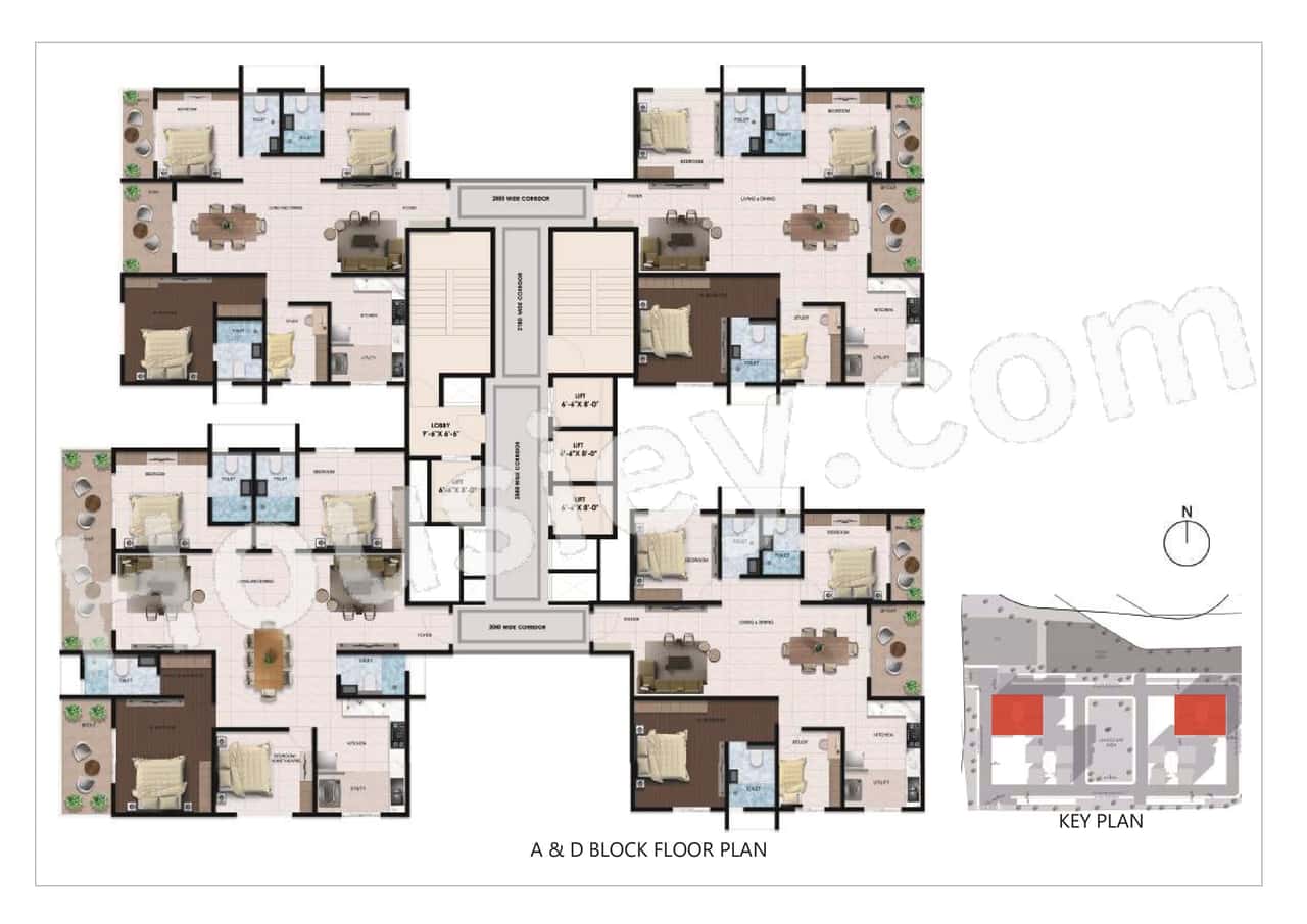 Amberstone Spirit of Sarjapur Floor plan 1