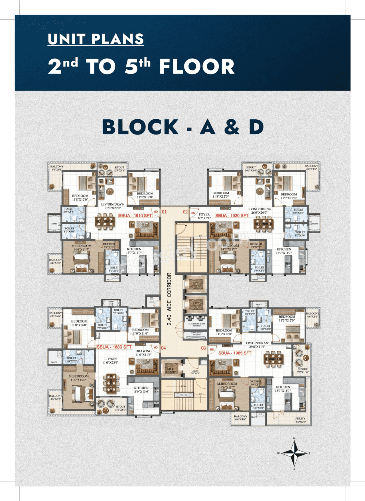 Amrutha Lake Vista Floor plan 1