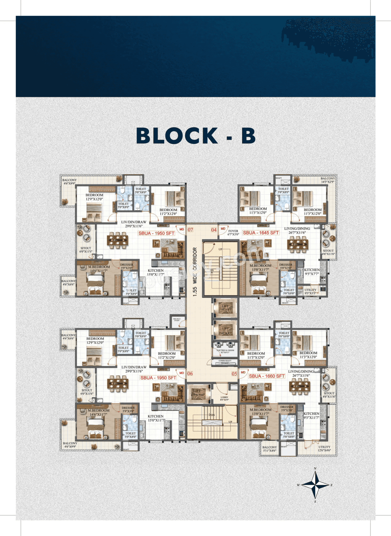 Amrutha Lake Vista Floor plan 2