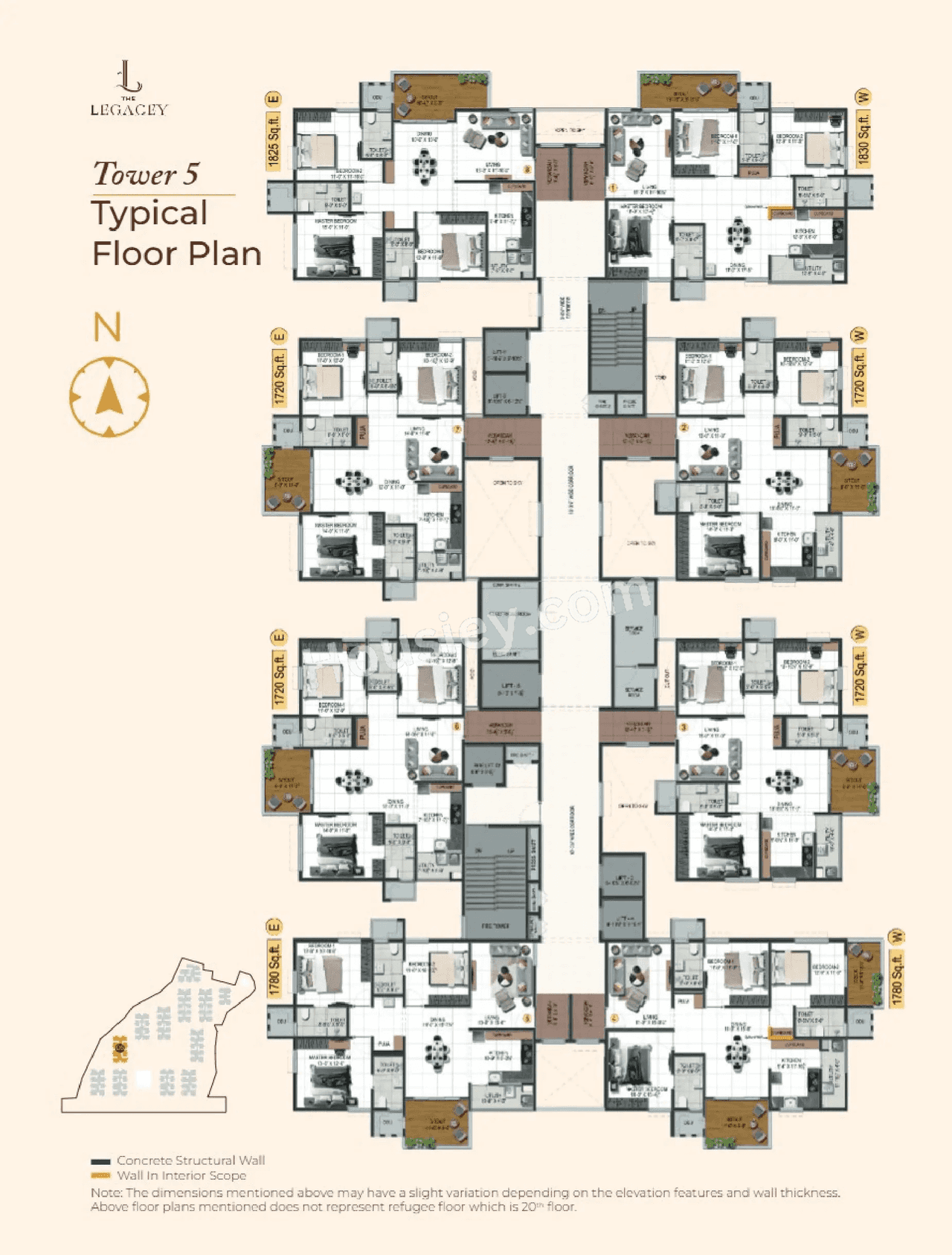 Ananda Homes Legacey Floor plan 5