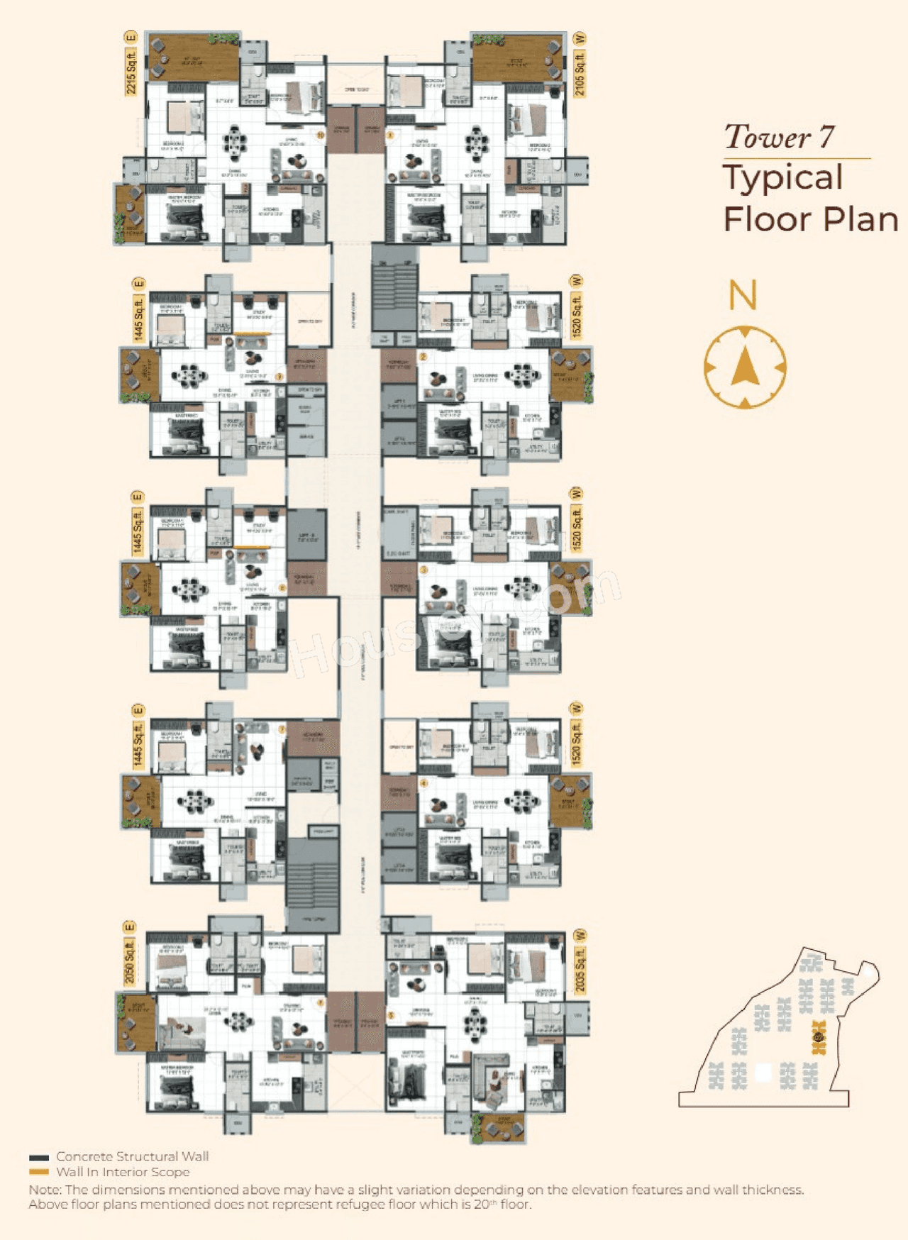 Ananda Homes Legacey Floor plan 6