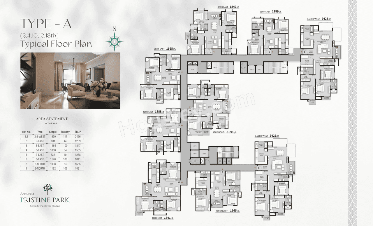 Ankuraa Pristine Park Floor plan 1