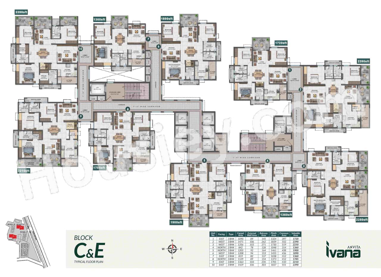 Anvita Ivana Floor plan 1