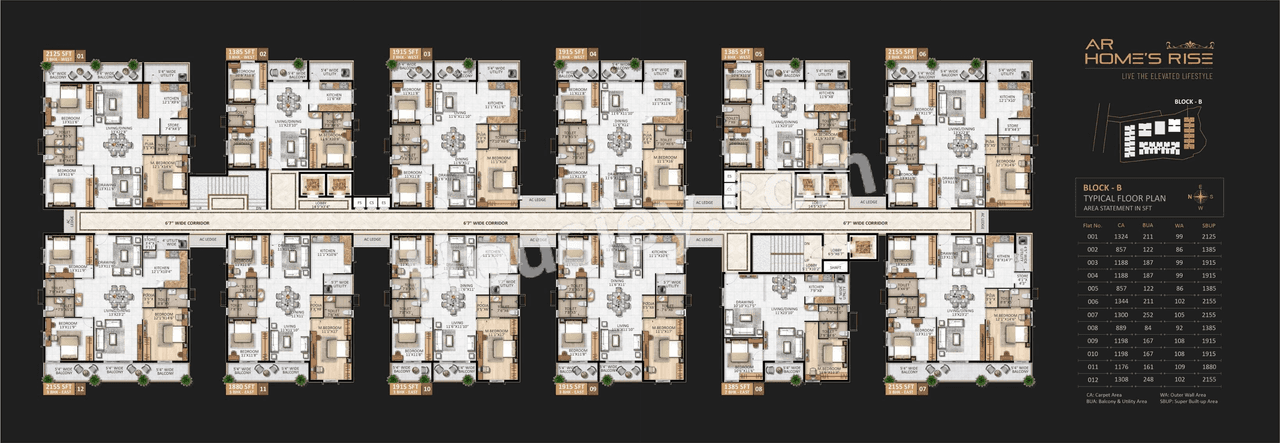 AR Homes Rise Floor plan 2