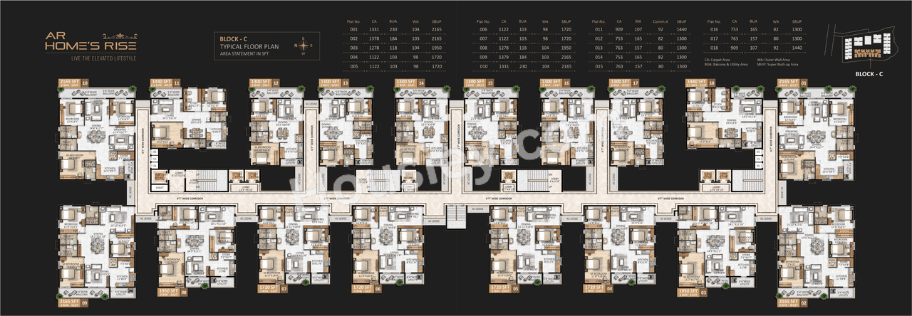 AR Homes Rise Floor plan 3