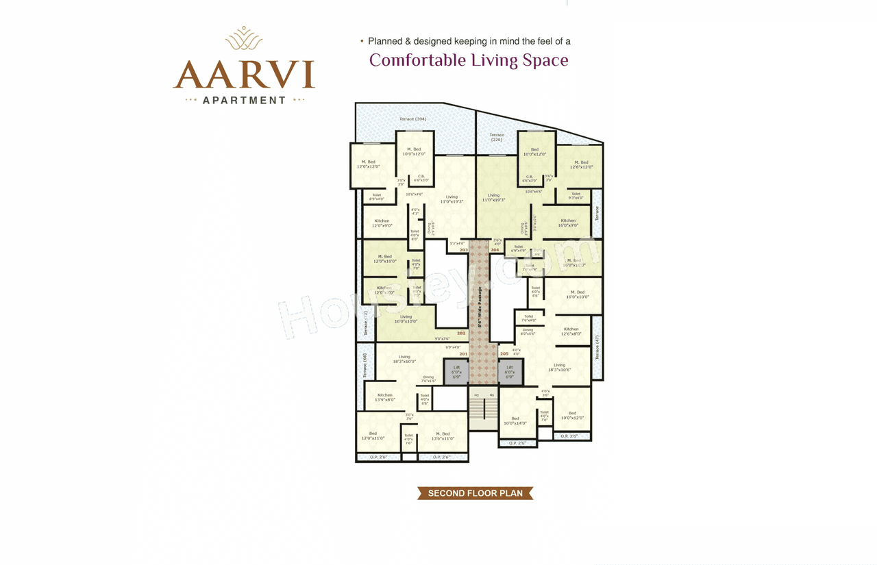 Archen Aarvi Apartment Floor plan 2