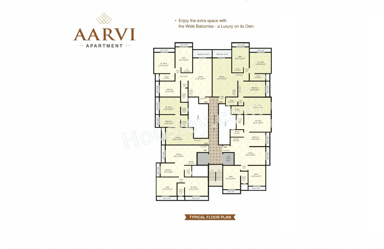 Archen Aarvi Apartment Floor plan 3