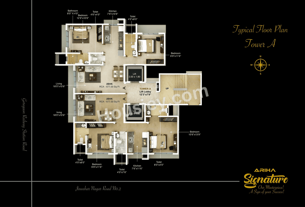 Ariha Signature Floor plan 3