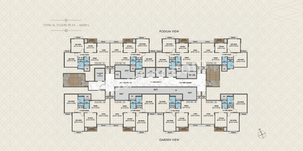 Arihant Advika Floor plan 1