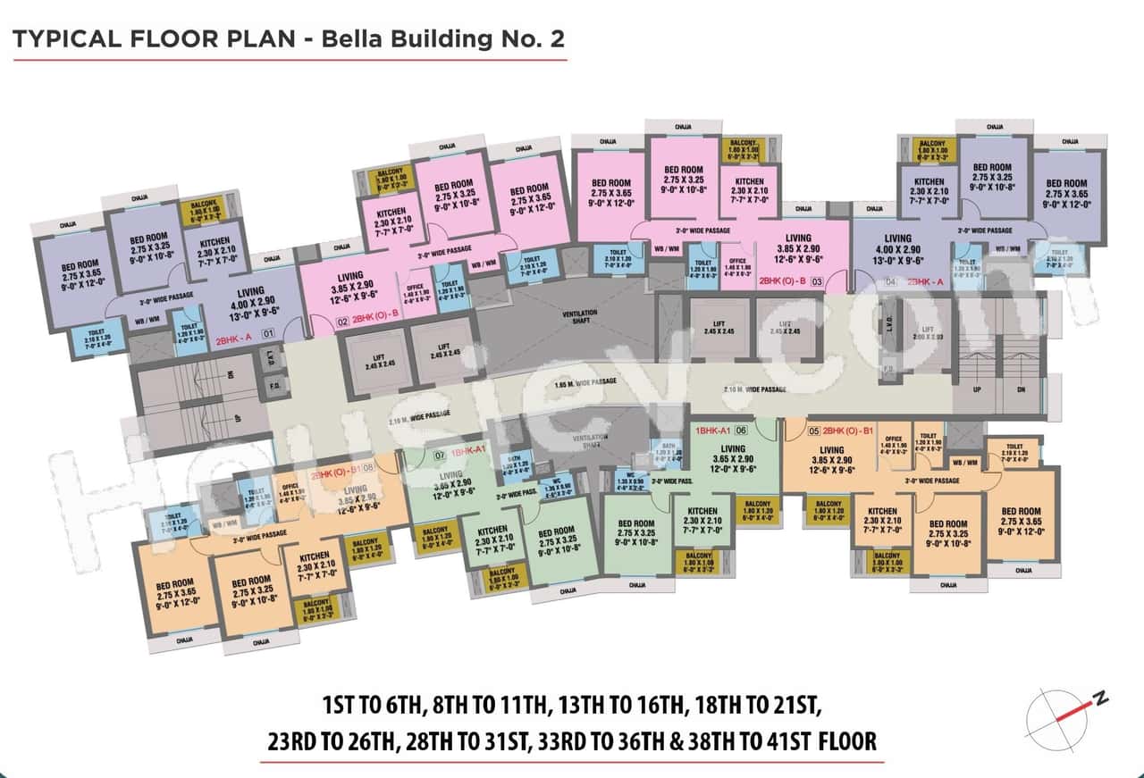 Arihant Avanti Palace Floor plan 2