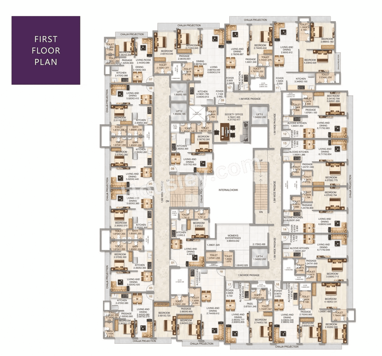 Arihant Heights Floor plan 1