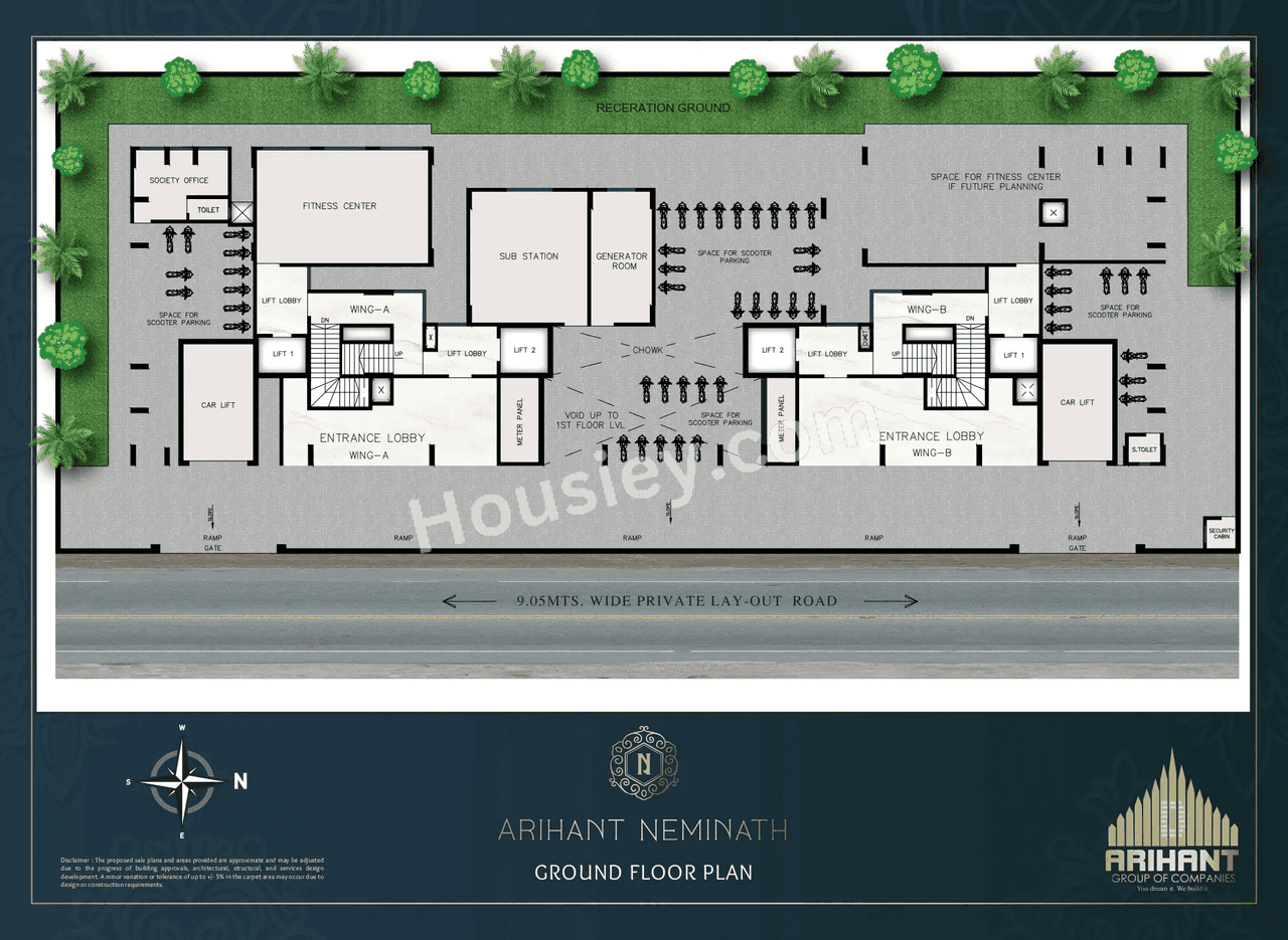 Arihant Neminath Sky Floor plan 3