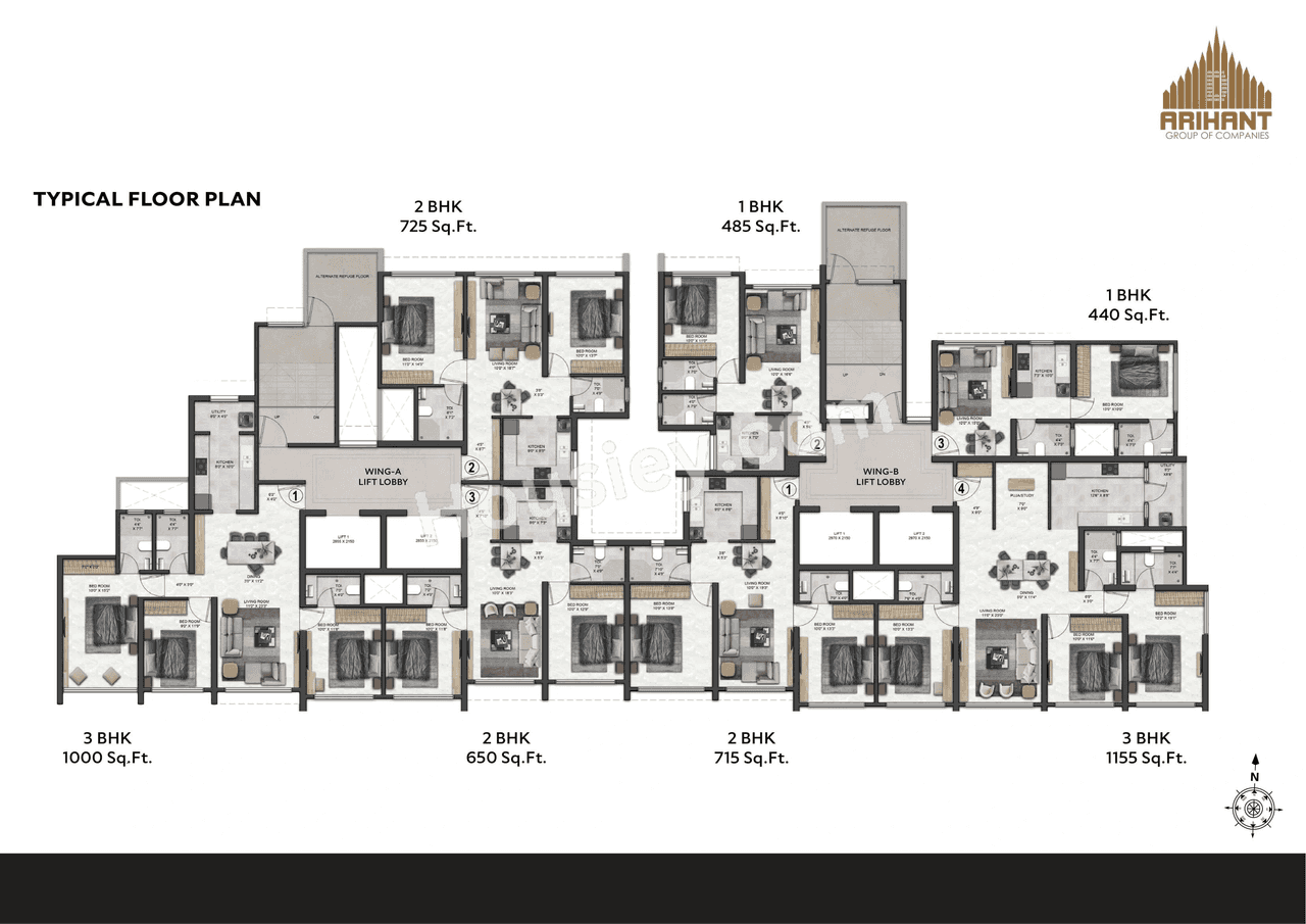 Arihant Niwara Sky Floor Plan
