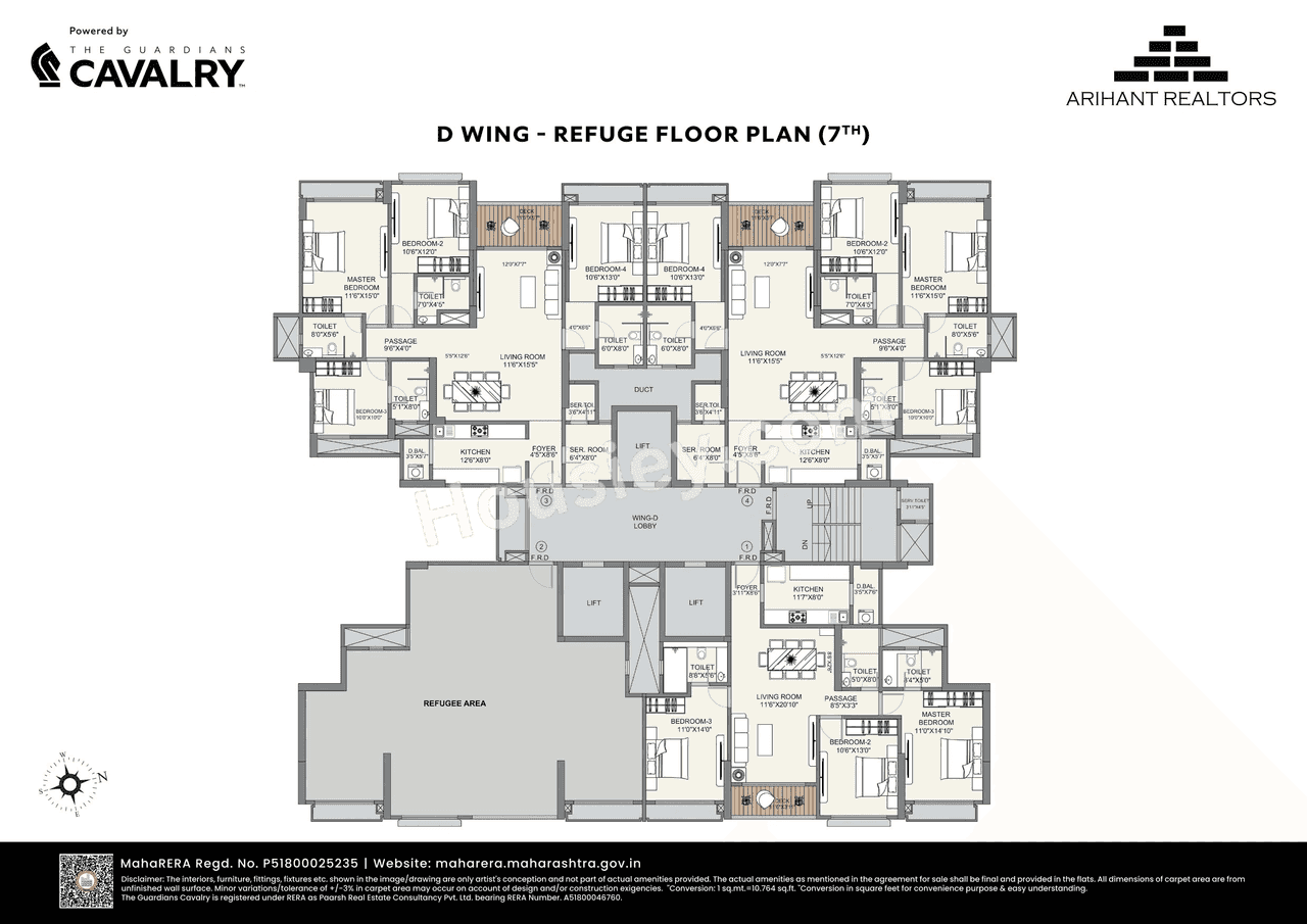 Arihant The X Ghatkopar Floor plan 1