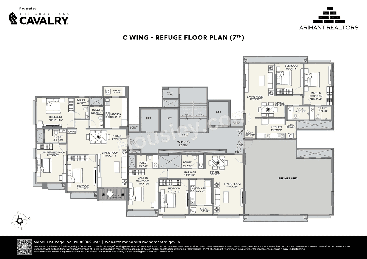 Arihant The X Ghatkopar Floor plan 2