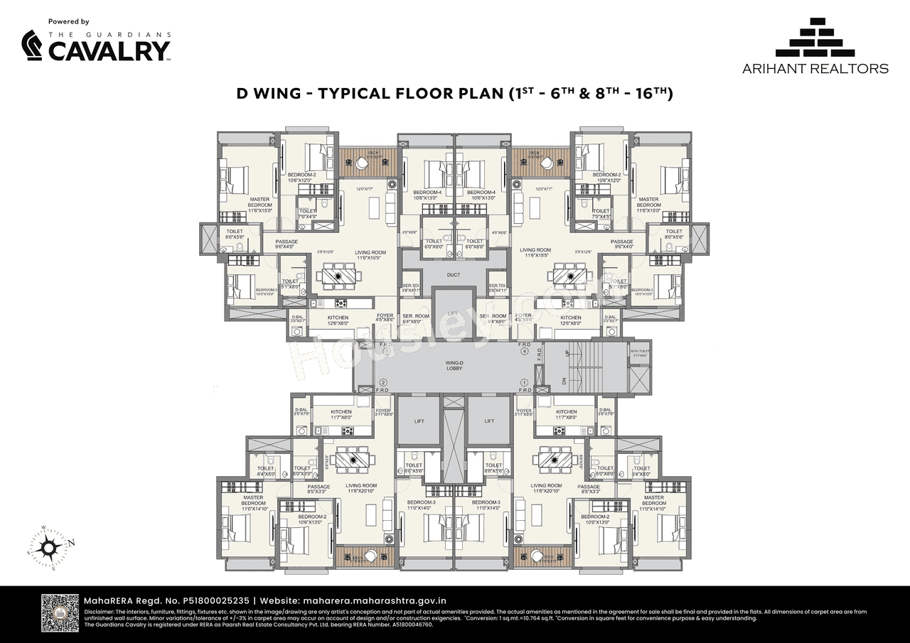 Arihant The X Ghatkopar Floor plan 3