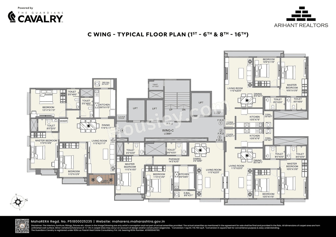 Arihant The X Ghatkopar Floor plan 4