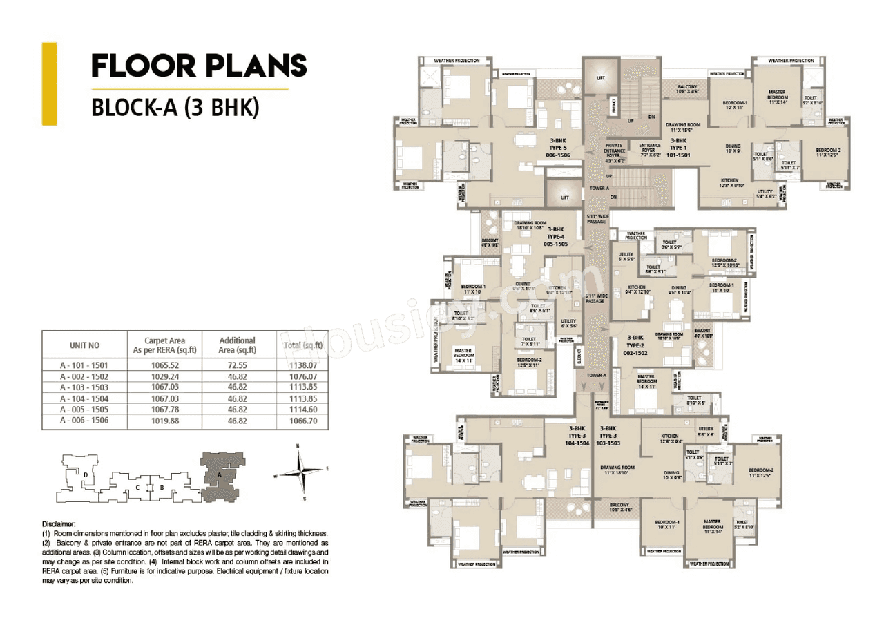 Arvind Bel Air Floor plan 1